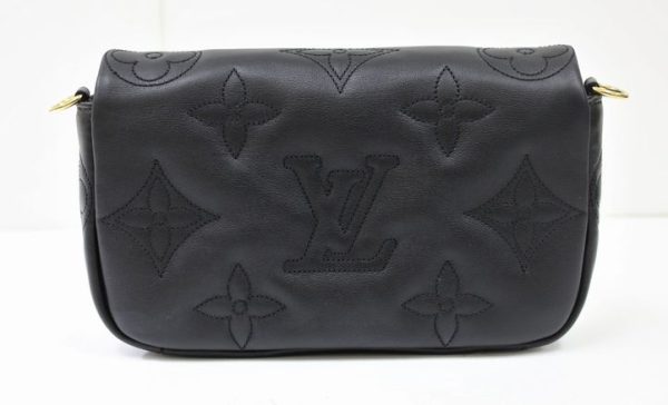 2 Louis Vuitton Wallet Strap Handbag 3WAY Noir