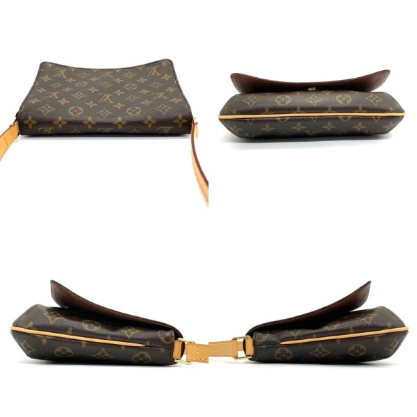 2 Louis Vuitton Shoulder Bag Monogram Musette Tango Brown