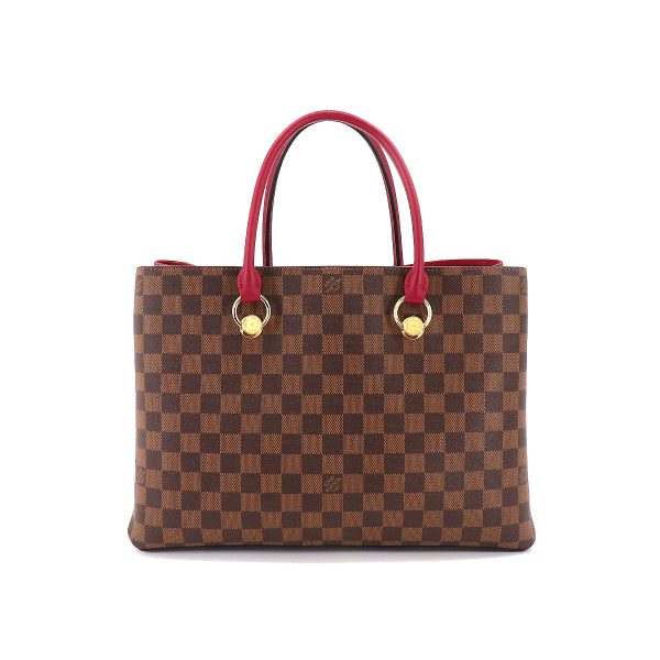 2 Louis Vuitton Damier Lv Riverside Shoulder Bag Ebene Redouin