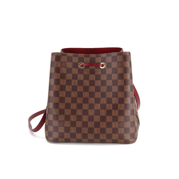 2 Louis Vuitton Damier Neonoe Shoulder Bag Cherry Berry Ebene