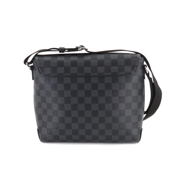 2 Louis Vuitton Damier Graphite District PM NV2 Shoulder Bag Black