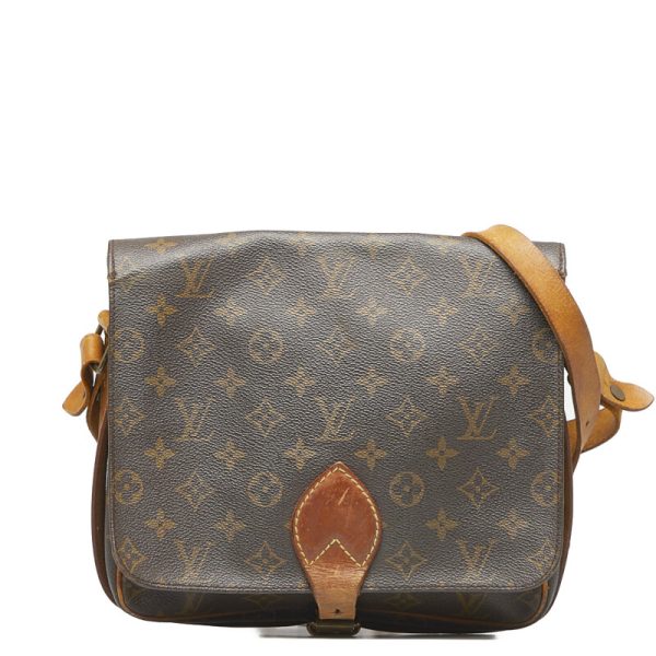 218 12298 1 Louis Vuitton Monogram Cartesier GM PVC Leather Shoulder Bag