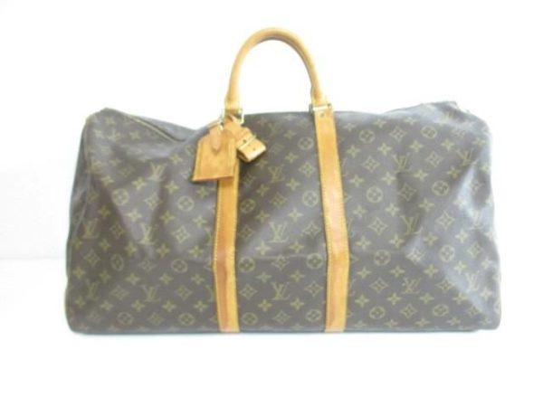 2307281951xeoie Louis Vuitton Monogram Keepall 55 Shoulder Bag