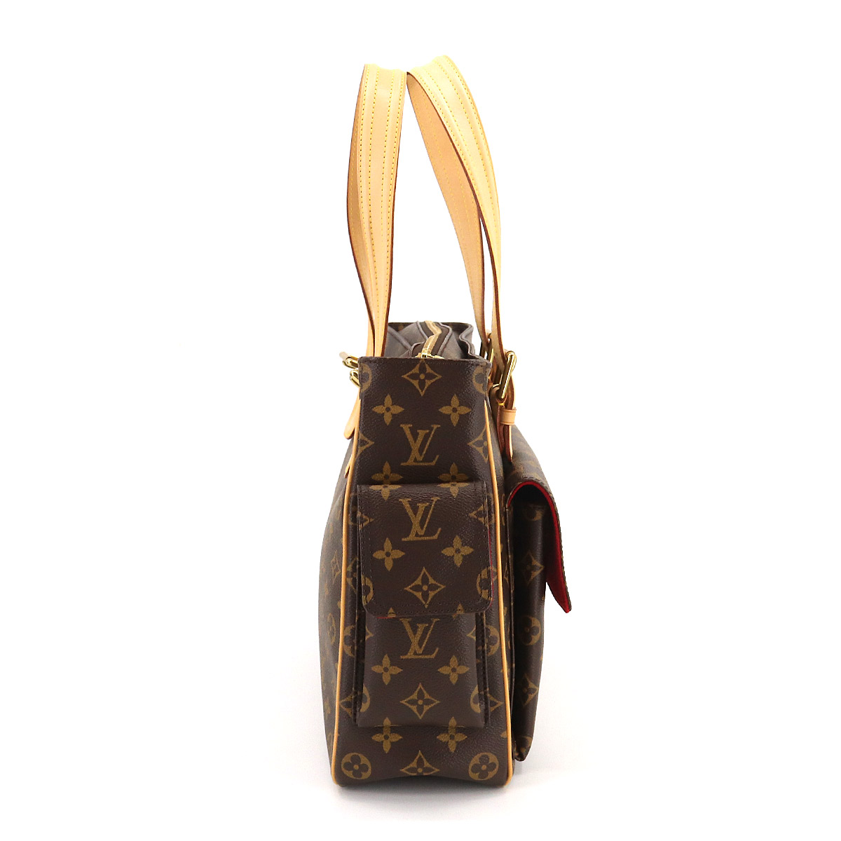 Louis Vuitton Multipli Cite Monogram Canvas Shoulder Bag Brown - Image 3
