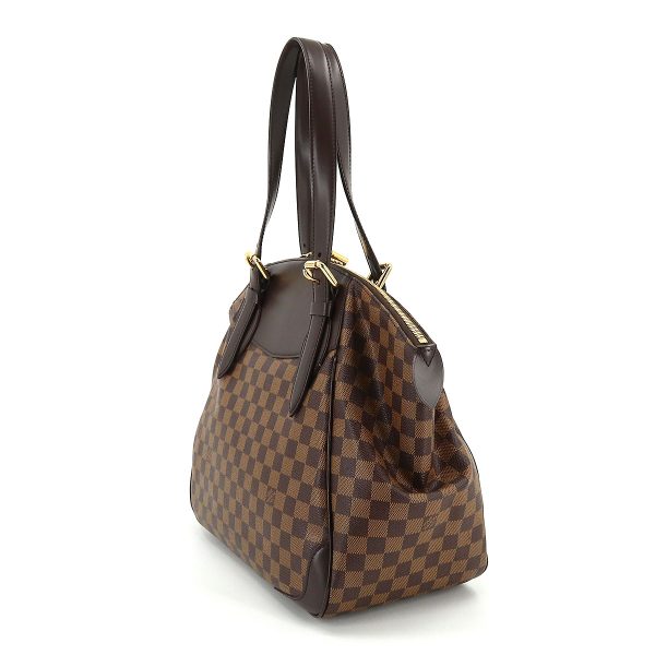 3 Louis Vuitton Damier Verona GM Tote Bag Ebene Brown Gold Hardware