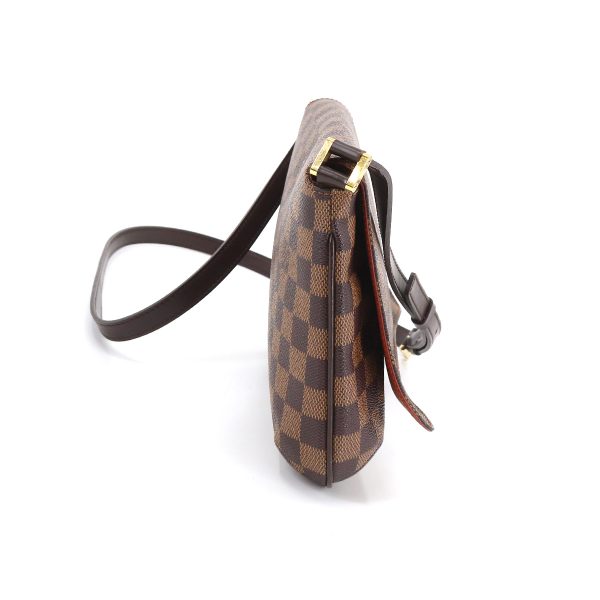 3 Louis Vuitton Damier Musette Tango Long Shoulder Bag Ebene