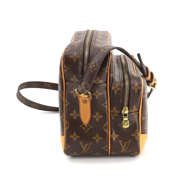 3 Louis Vuitton Monogram Nile Shoulder Bag Brown Gold Hardware