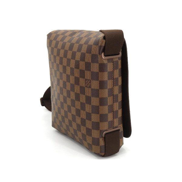 3 Louis Vuitton Damier Brooklyn PM Shoulder Bag Ebene