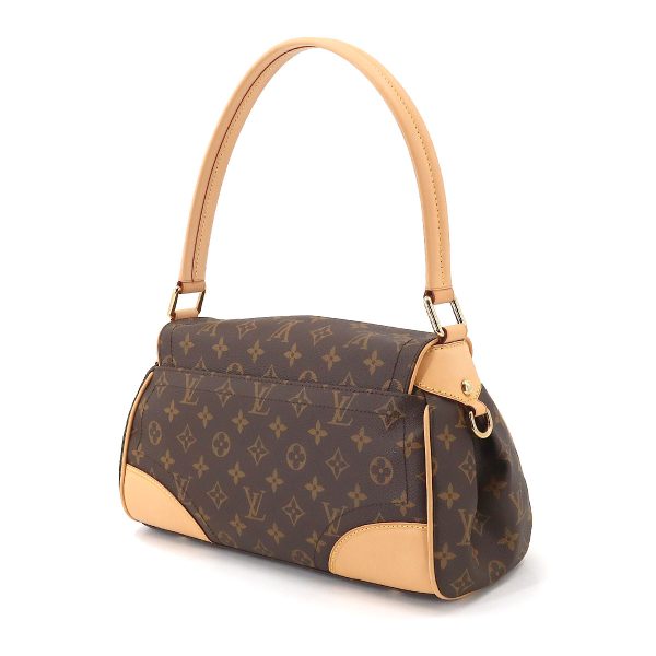 3 Louis Vuitton Monogram Beverly MM Shoulder Bag Brown Gold Hardware