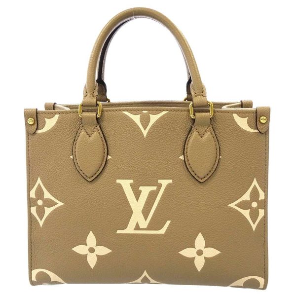 3 Louis Vuitton Handbag Monogram Emplant On The Go PM 2way Shoulder Bag