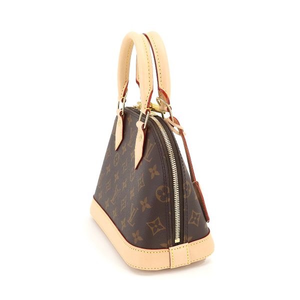 3 Louis Vuitton Monogram Alma BB 2 Way Hand Shoulder Bag Brown