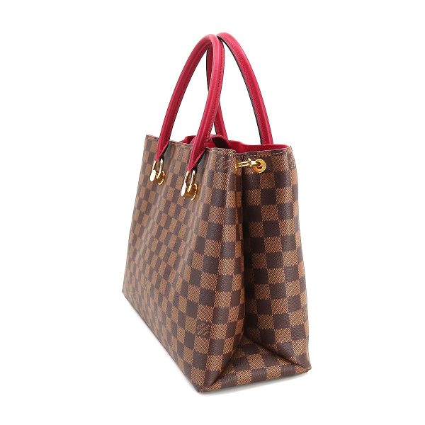 3 Louis Vuitton Damier LV Riverside 2way Tote Shoulder Bag Ebene Redouin