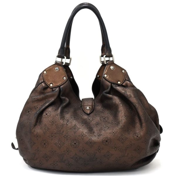 3 Louis Vuitton Handbag Mahina L Mahina Leather Moldore