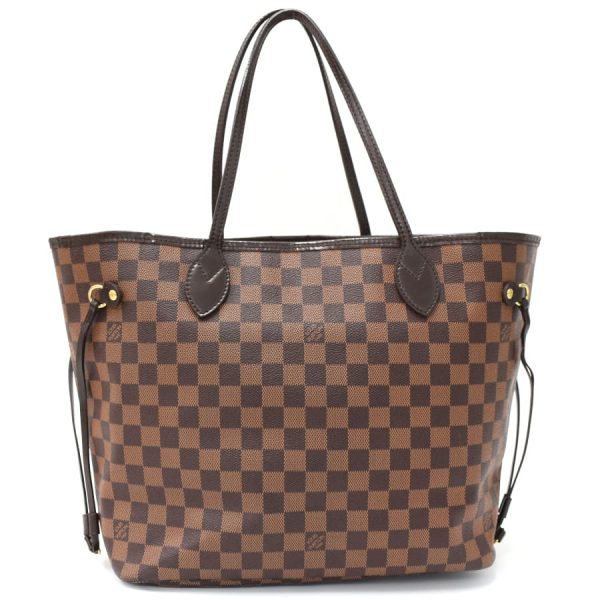 3 Louis Vuitton Tote Bag Neverfull MM Damier Ebene Brown