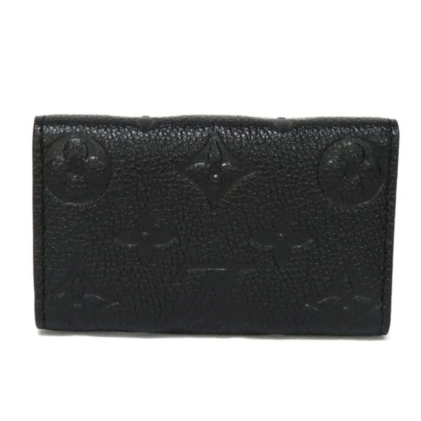 3 Louis Vuitton Key Case Multicle 6 Embossed Black