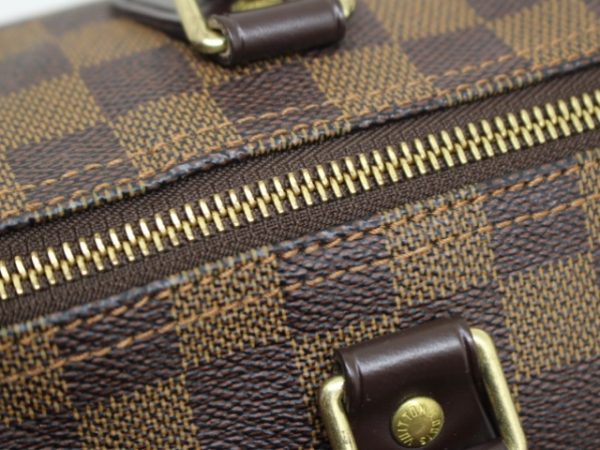 3 Louis Vuitton Speedy 30 Boston Bag Handbag Damier