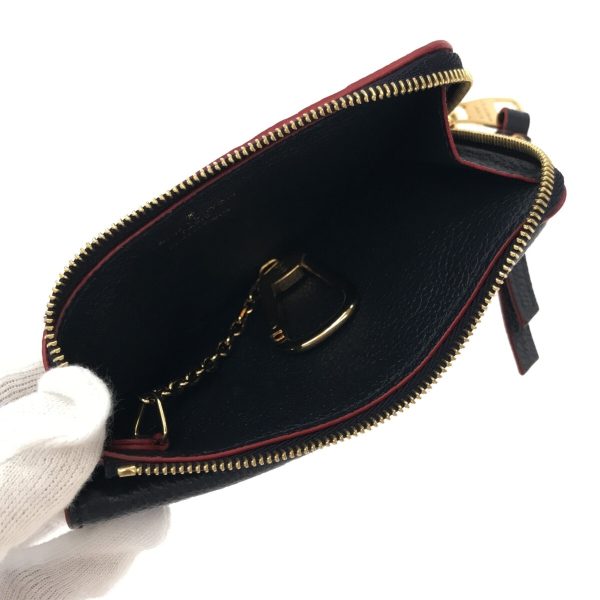 3 Louis Vuitton Porto Cartrecto Verso Coin Case Marine Rouge Monogram