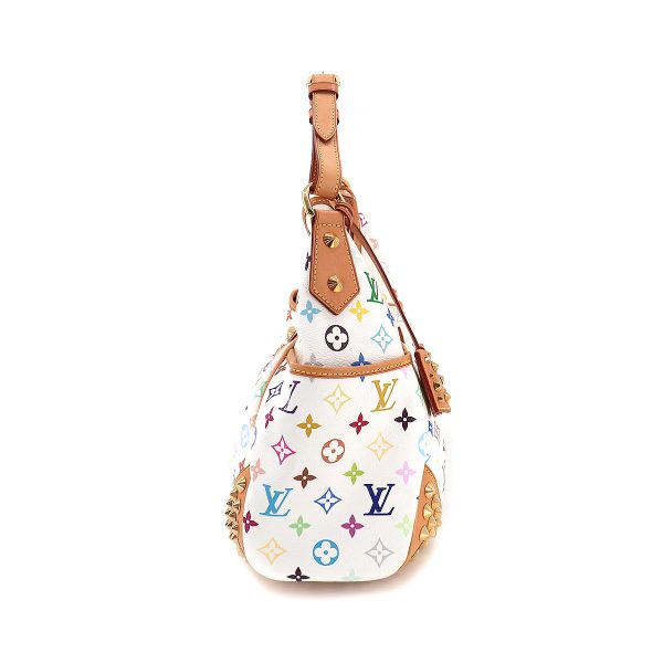 3 Louis Vuitton Monogram Multicolor Chrissie MM Shoulder Bag Bron