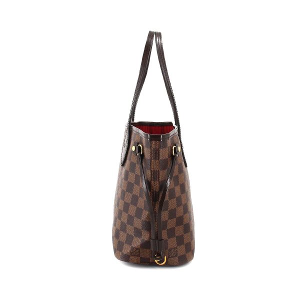 3 Louis Vuitton Damier Neverfull PM Tote Bag Brown Gold Hardware