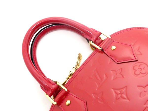 3 Louis Vuitton Alma BB Vernis Rouge Red