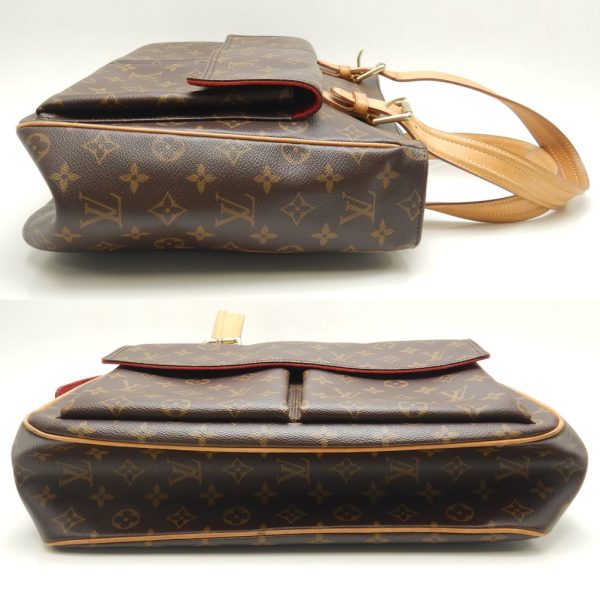 3 Louis Vuitton Monogram Multiple Cite Shoulder Bag Brown