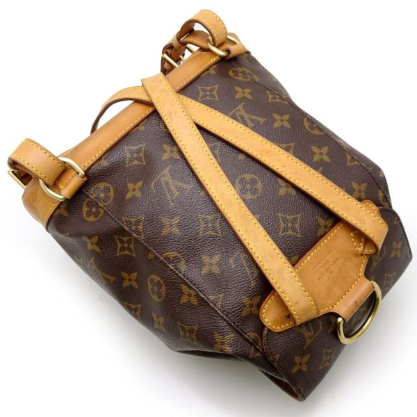 3 Louis Vuitton Monogram Montsuri MM Backpack Brown