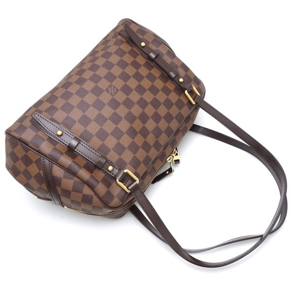 3 Louis Vuitton Damier Rivington GM Shoulder Bag Ebene