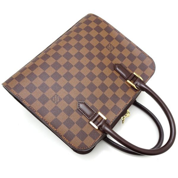 3 Louis Vuitton Damier Triana Handbag Ebene