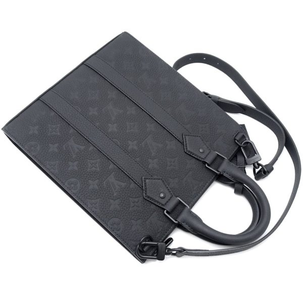 3 Louis Vuitton Sac Plat Shoulder Bag Noir Black