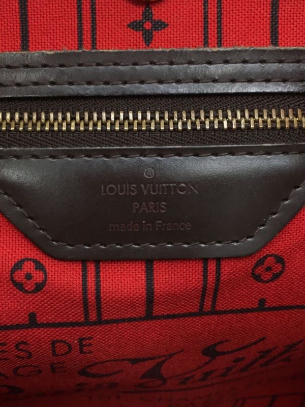 3 Louis Vuitton Neverfull MM Damier Ebene