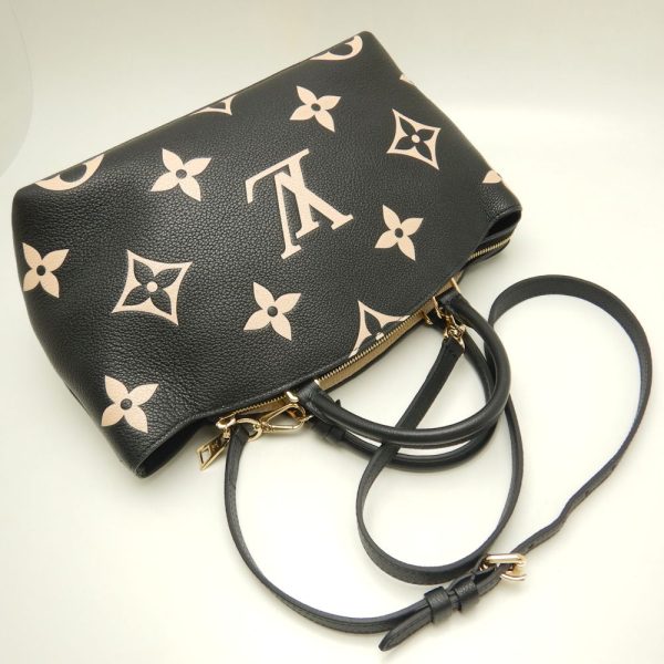 3 Louis Vuitton Petit Palais PM Handbag Amplant Black