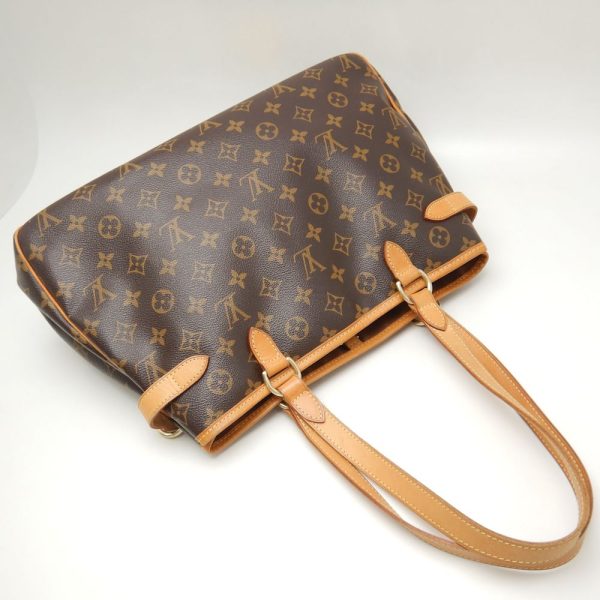 3 Louis Vuitton Monogram Batignolles Horizontal Tote Bag Brown