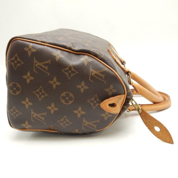 3 Louis Vuitton Monogramspeedy 25 Handbag Brown