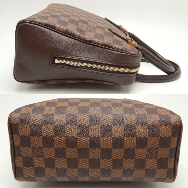 3 Louis Vuitton Damier Brera Handbag Brown