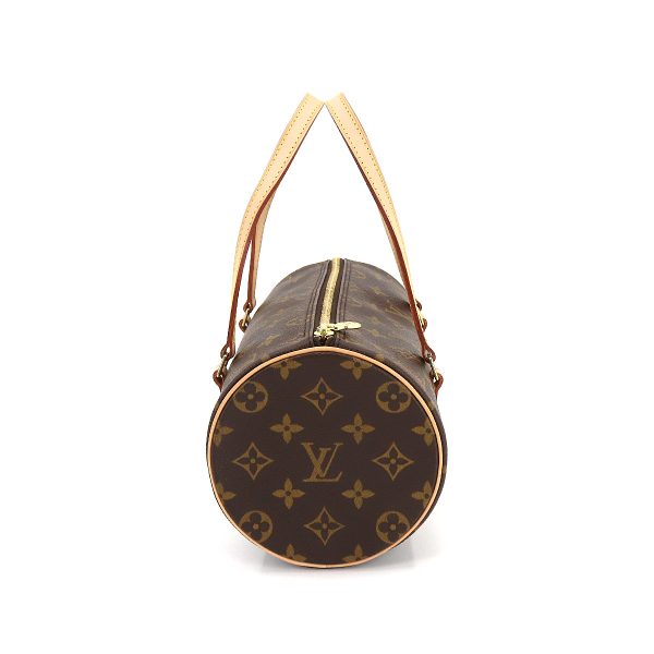 3 Louis Vuitton Monogram Papillon 26 Hand Bag Brown