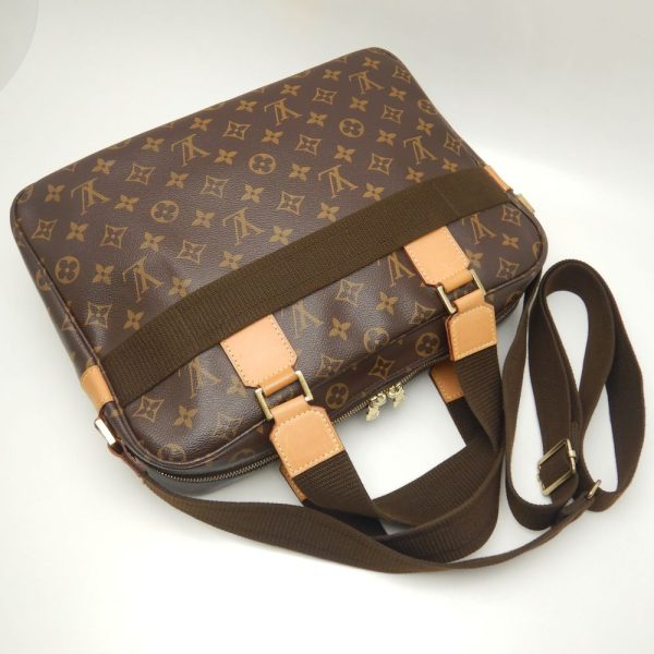 3 Louis Vuitton Monogram Sac Bosphore Handbag Brown