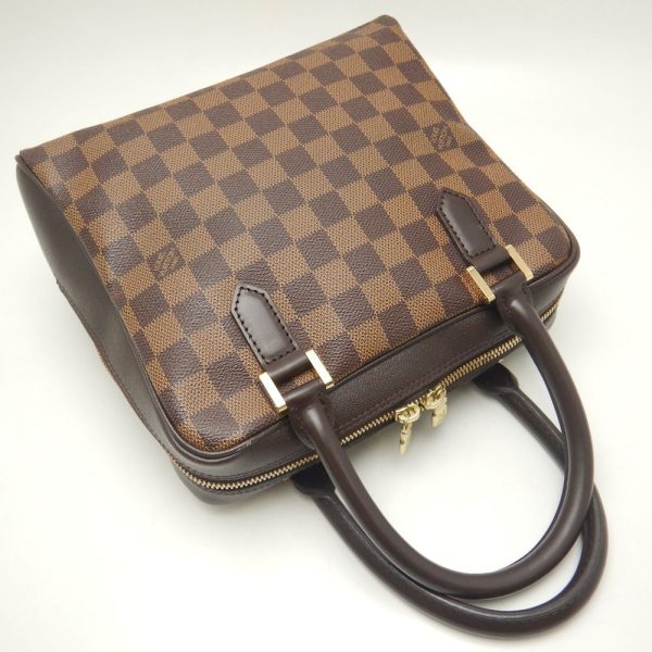 3 Louis Vuitton Damier Brera Handbag Brown