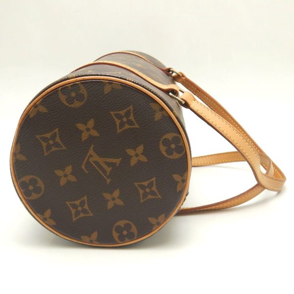 3 Louis Vuitton Monogram Papillon 26 Handbag Brown