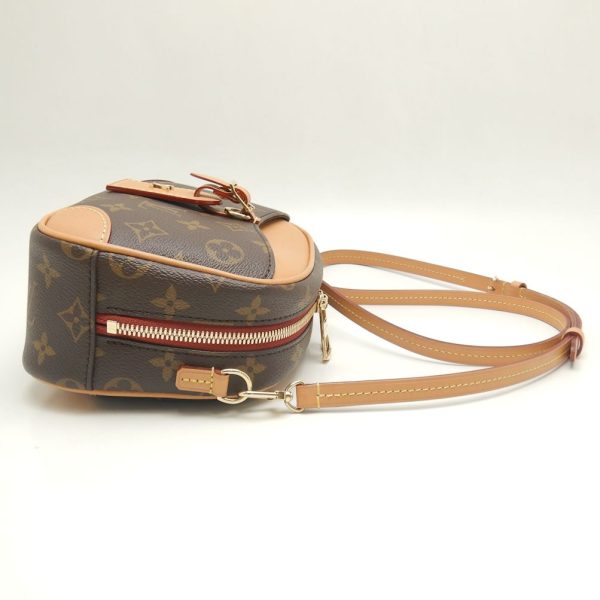 3 Louis Vuitton Monogram Deauville Mini Shoulder Bag Brown