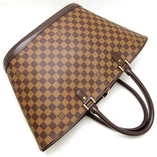 3 Louis Vuitton Damier Manosque GM Handbag Ebene