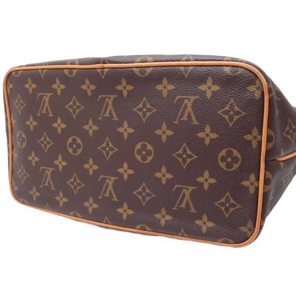 3 Louis Vuitton Monogram Palermo PM 2way Bag Brown