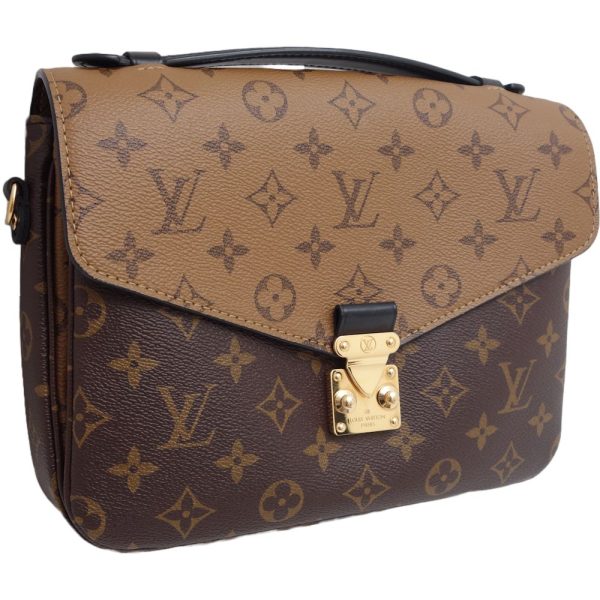 3 Louis Vuitton Pochette Metis MM Crossbody Shoulder Bag Monogram Brown