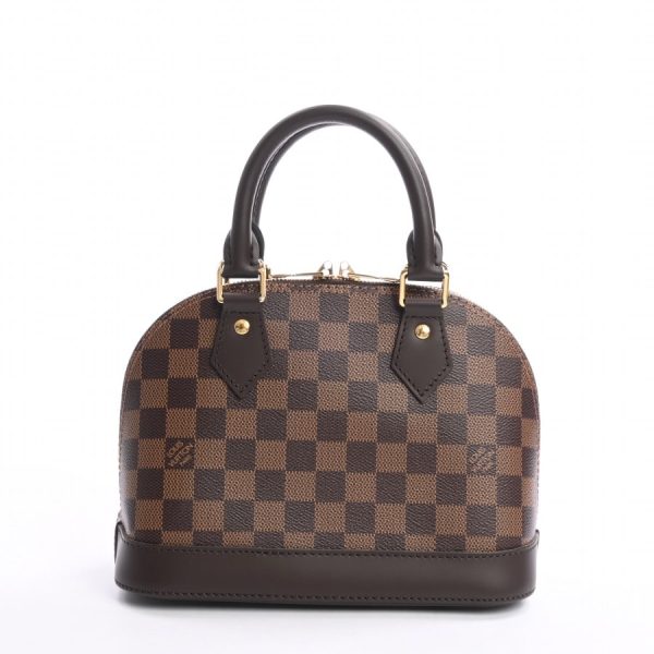 3 Louis Vuitton Alma BB Handbag Damier Brown