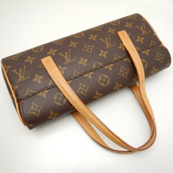 3 Louis Vuitton Monogram Sonatine Brown Handbag