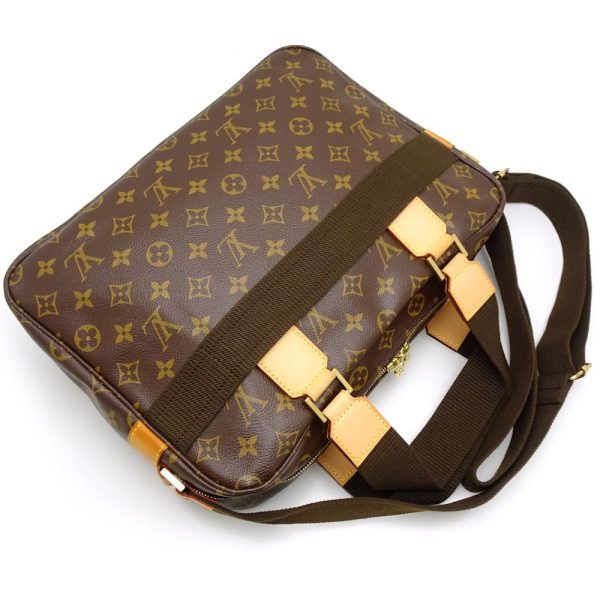 3 Louis Vuitton Monogram Sac Bosphore Brown Business Bag