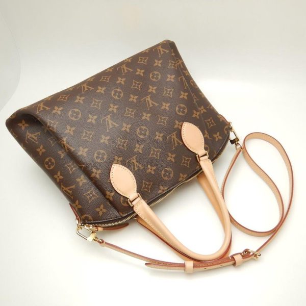 3 Louis Vuitton Monogram Rivory MM Brown 2way Tote Bag