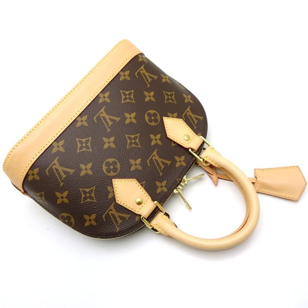 3 Louis Vuitton Monogram Alma BB Brown 2WAY Handbag