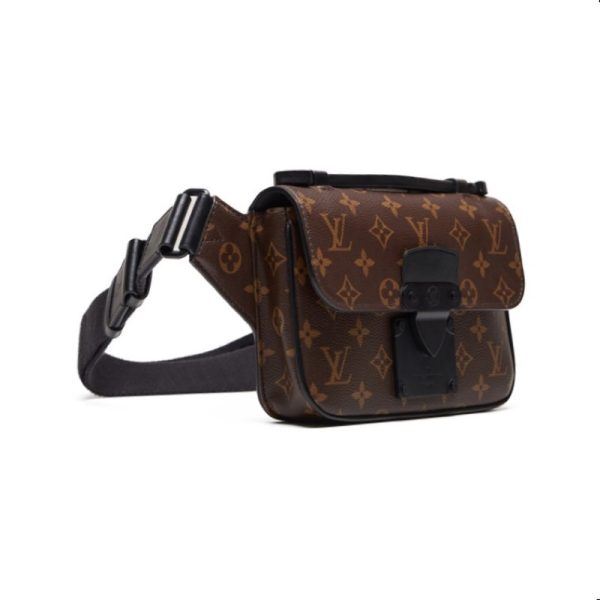 3 Louis Vuitton Monogram Macassar S Lock Shoulder Bag