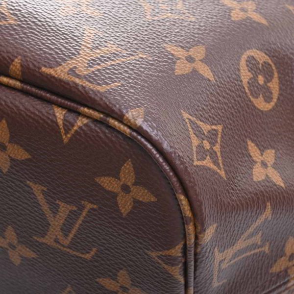 3 Louis Vuitton Monogram Neverfull MM Tote Bag Brown