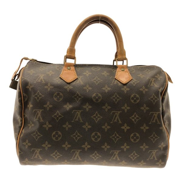 3 Louis Vuitton Speedy 30 Handbag Monogram Canvas